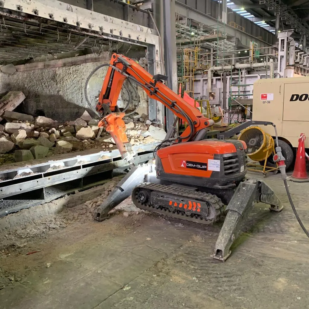 Emirates Global Aluminium -Industrial demolition · heavy plant environment · zero LTI