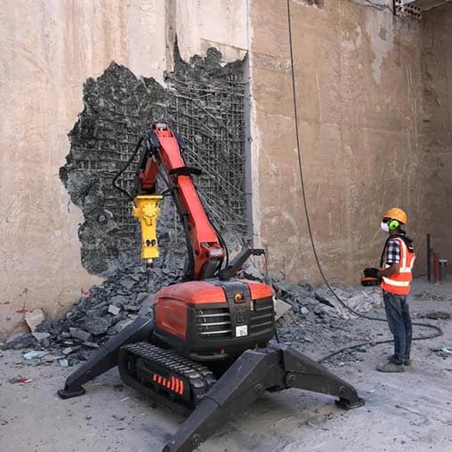 RTA Expo Metro Station -Wire saw 1.2m diaphragm wall · robotic breakout · 10m x 10m openings
